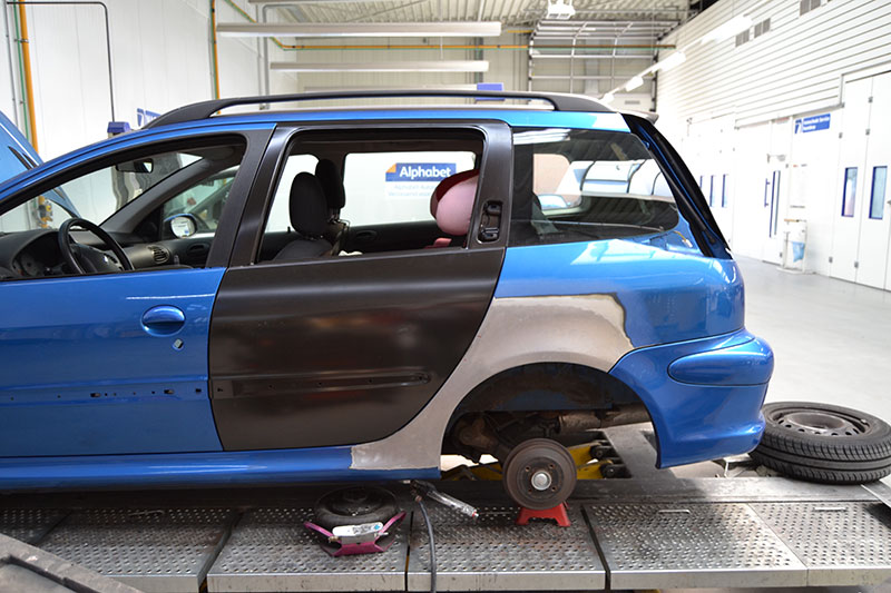 Autoschadeherstel in de werkplaats